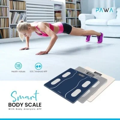 Pawa Smart Body Scale With Body Analysis App &ndash; Grey